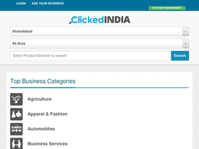 'clickedindia.net' screenshot