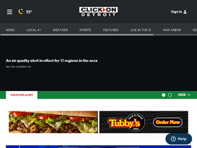 'clickondetroit.com' screenshot