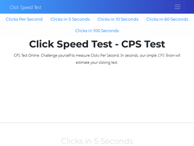 'clickspeedtest.com' screenshot