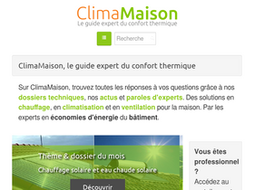 'climamaison.com' screenshot
