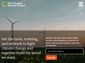 'climaterealityproject.org' screenshot