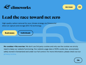 'climeworks.com' screenshot