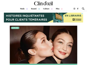'clindoeil.ca' screenshot