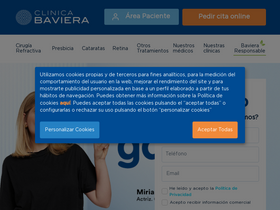 'clinicabaviera.com' screenshot