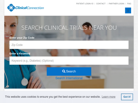 'clinicalconnection.com' screenshot