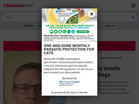 'cliniciansbrief.com' screenshot
