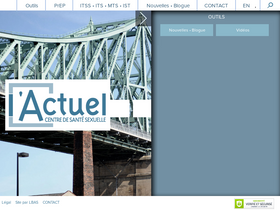 'cliniquelactuel.com' screenshot