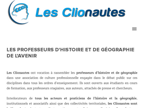 'clionautes.org' screenshot