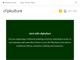 'clipkulture.com' screenshot