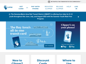 'clippercard.com' screenshot