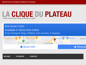 'cliqueduplateau.com' screenshot
