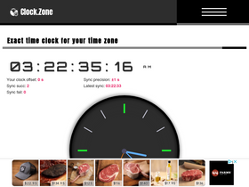 'clock.zone' screenshot