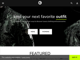 'clothbase.com' screenshot