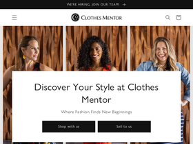 'clothesmentor.com' screenshot