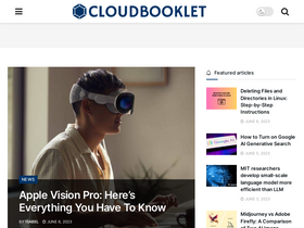 'cloudbooklet.com' screenshot