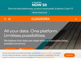 'cloudera.com' screenshot