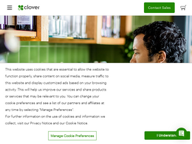 'clover.com' screenshot