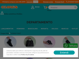 'clovis.com.br' screenshot