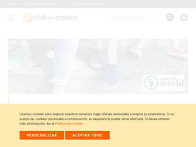 'clubdelzapato.com' screenshot