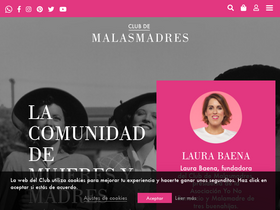 'clubdemalasmadres.com' screenshot