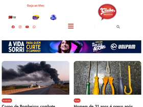 'clubenoticia.com.br' screenshot