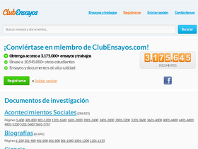 'clubensayos.com' screenshot