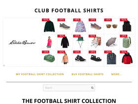 'clubfootballshirts.com' screenshot