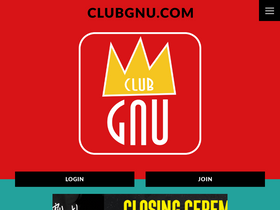 'clubgnu.com' screenshot