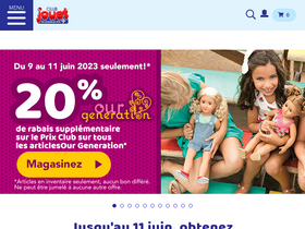 'clubjouet.com' screenshot