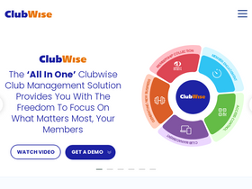 'clubwise.com' screenshot