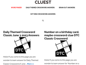 'cluest.net' screenshot