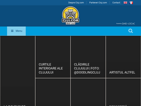 'cluj.com' screenshot