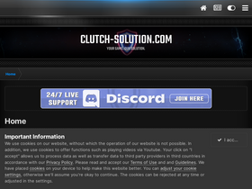 'clutch-solution.com' screenshot