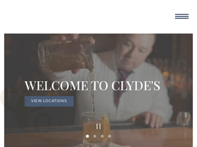 'clydes.com' screenshot