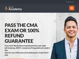 'cmaexamacademy.com' screenshot