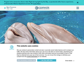'cmaquarium.org' screenshot
