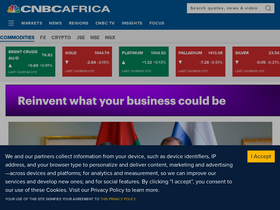 'cnbcafrica.com' screenshot