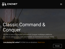 'cncnet.org' screenshot