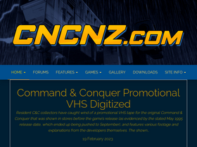 'cncnz.com' screenshot
