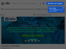 'cnpq.br' screenshot