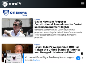 'cnsnews.com' screenshot