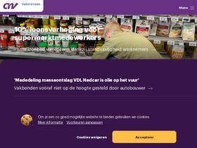 'cnvvakmensen.nl' screenshot