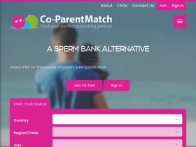 'co-parentmatch.com' screenshot