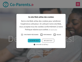 'co-parents.fr' screenshot