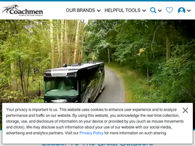 'coachmenrv.com' screenshot
