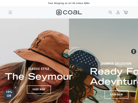 'coalheadwear.com' screenshot