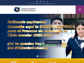 'cobaem.edu.mx' screenshot