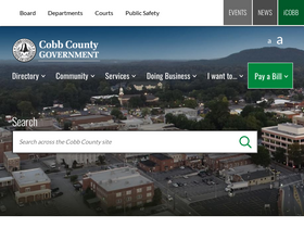 'cobbcounty.org' screenshot