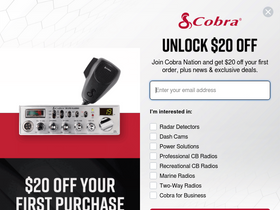 'cobra.com' screenshot