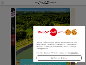 'coca-colacompany.com' screenshot